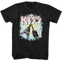 Kiss Glam Rock gitár Férfi póló