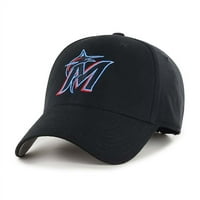 Fan kedvenc felnőtt férfi fekete Colorado Rockies Club Logo állítható kalap-OSFA