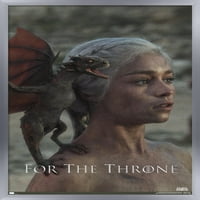 Trónok játék-Daenerys Targaryen fali poszter, 22.375 34