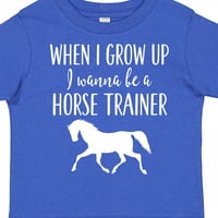 Inktastic Future Horse Trainer Childs ajándék kisgyermek fiú vagy kisgyermek lány póló