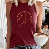 -8jcuD Női Alap rövid ujjú póló női Baseball nyomtatású ujjatlan mellény nyári háromszínű póló női hosszú póló női
