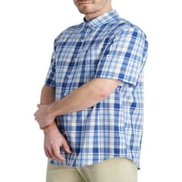 Chaps férfiak könnyű gondozás fenntartható rövid ujjú gombbal ing méretű xs-3x