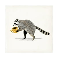 Victoria Barnes Rascally Raccoon III vászon művészete