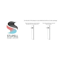 Stupell Industries Mi teszi boldoggá tenni a gyerekek blokk tipográfiáját, 20 -at, a CAD Designs tervezését