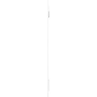 Ekena Millwork 23 W 34 H True Fit PVC Négy tábla távolságra helyezett tábla-N-Batten redőnyök, fehér