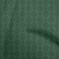 oneOone Pamut Cambric zöld Szövet virágos varrás anyag nyomtatási Szövet az udvaron széles