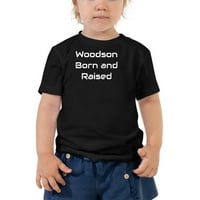 3XL Woodson született és nevelt Rövid ujjú pamut póló az Undefined Gifts-től