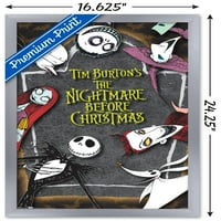 Disney Tim Burton A rémálom karácsony előtt-Csoportos Falplakát, 14.725 22.375 keretes