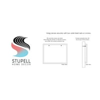 Stupell Industries könnyű motivációs Vintage Boho lemezjátszó grafikus Művészeti Galéria-becsomagolt vászon nyomtatás