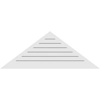 64 W 29-3 8 H háromszög felszíni PVC Gable Vent Pitch: Funkcionális, W 2 W 1-1 2 P BrickMould keret