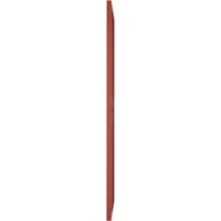 Ekena Millwork 15 W 36 H True Fit PVC Cedar Park Rögzített redőnyök, borsvörös