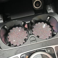 aiyuq.u autóvirág univerzális csúszásmentes szilikon pohártartó betét gyémánt strasszos autó belső kiegészítők