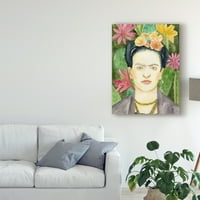 Védjegy képzőművészet' Frida Kahlo I ' vászon művészet Melissa Wang