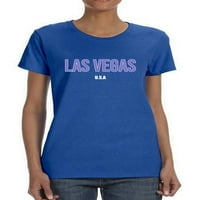 Las Vegas Usa főiskolai stílusú póló nők-kép: Shutterstock, Női x-nagy