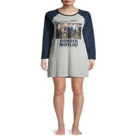 Az iroda női és női plusz pizsama Sleepshirt