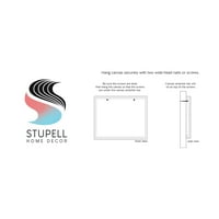 A Stupell Industries geometriai négyzet alakú főiskolai ipari csíkos absztrakció, 17, Melissa Wang tervezése