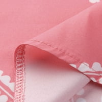 outfmvch virágos ruha rózsaszín ruha dot & virágos nyomtatás boho hosszú ruha esti party strand ruha sundress nyári