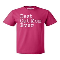 & B legjobb macska anya valaha Férfi póló, Cyber Rózsaszín, 3XL