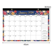 Anvazise Fali Naptári Hónap .1- . Angol asztali tartós papír könnyen olvasható többcélú naptár Stílus D Egy méret
