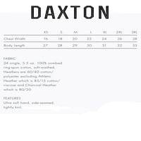 Daxton Premium Denver Férfi Hosszú Ujjú Póló Ultra Puha Közepes Súlyú Pamut, Piros Póló Fehér Betűk Nagy