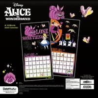 Trendek nemzetközi Disney Alice Csodaországban fali naptár és mágneses keret