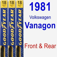 Volkswagen Vanagon Ablaktörlő Lapát Készlet-Prémium