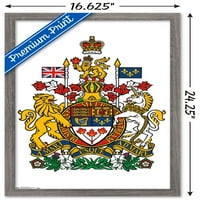 Kanada-címer fal poszter, 14.725 22.375