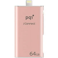 iConnect 64GB Lightning USB 3. Behúzható Flash meghajtó Apple iPhone iPad, Rose Gold