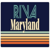 Riva Maryland Vinyl Matrica Matrica Retro Design