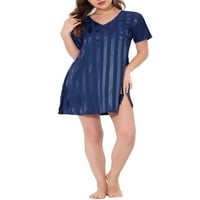 Egyedi olcsó női pizsama szatén ruha éjszakai sztrájkos sleepwear nightgown